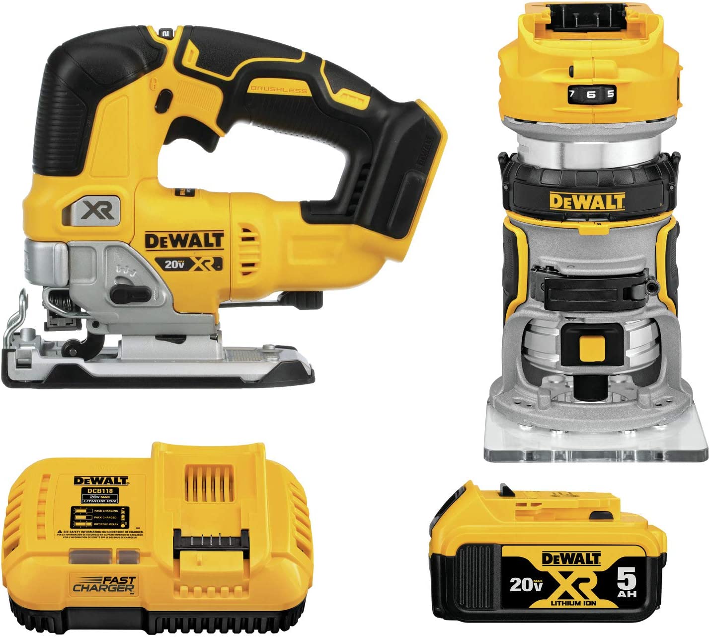 The 9 Best Woodworking Tools Of 2024 For Professional Users Tools Topics   DEWALT 20V MAX XR Router Woodworking Kit DCK201P1 