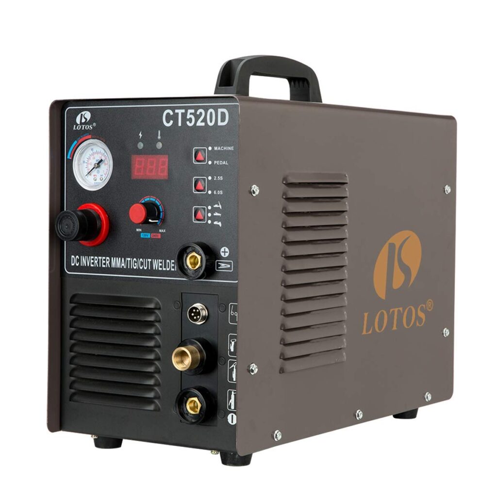 Lotos CT520D 50 AMP Air Plasma Cutter, 200 AMP Tig Welder