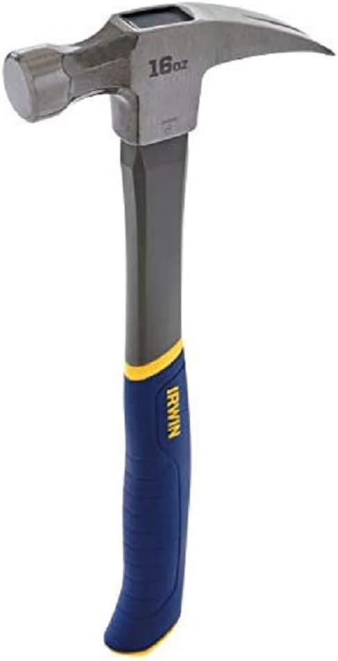 IRWIN 1954889 16 oz Fiberglass Claw Hammer
