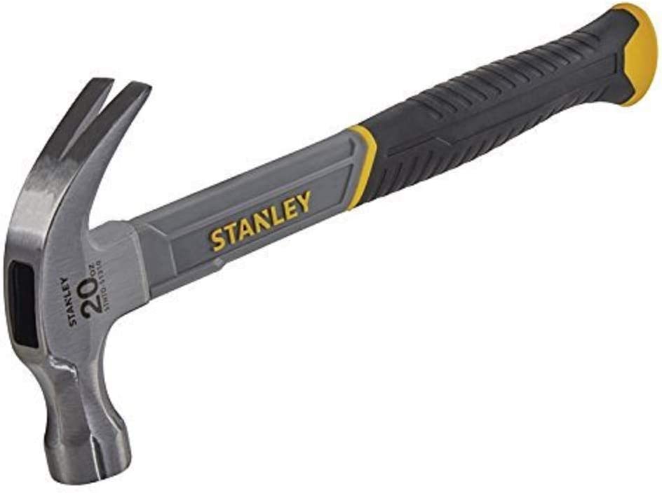 Stanley STHT0-51310 20 oz Fiberglass Curved Claw Hammer