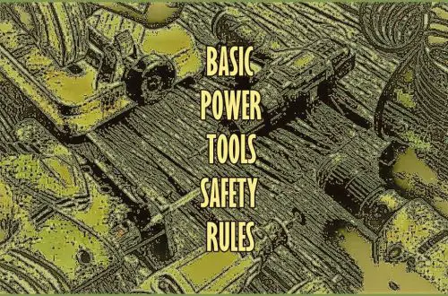 power tool safety rules