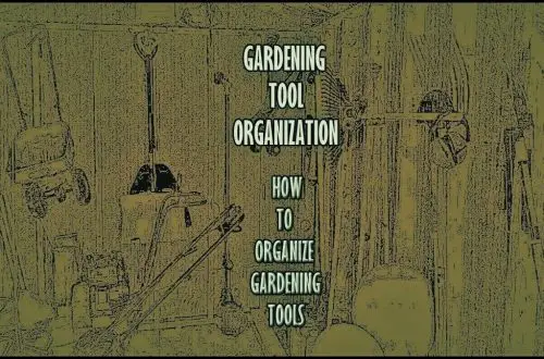 Gardening Tools Organization