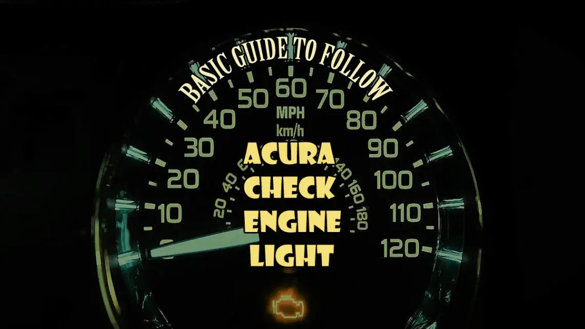 acura check engine light flashing