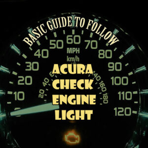 acura check engine light flashing