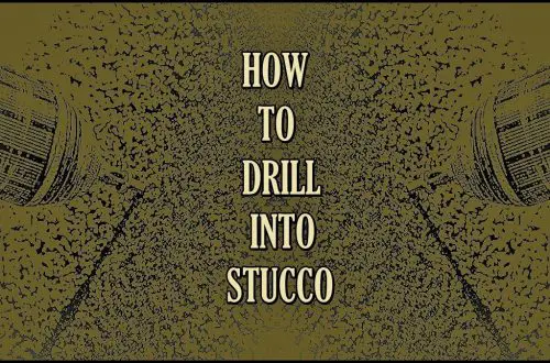 drilling into stucco