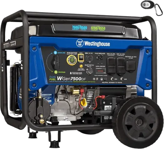 Westinghouse Dual Fuel Generator