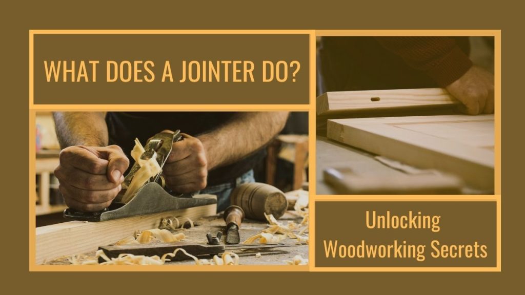 What does a jointer do