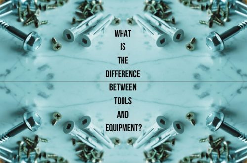 Difference between tools and equipment