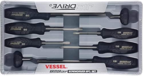 Vessel Armor Grip Screwdriver Set