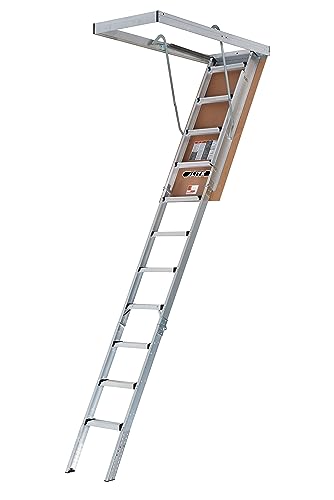 LITE 10-Foot Aluminium Attic Ladder 54