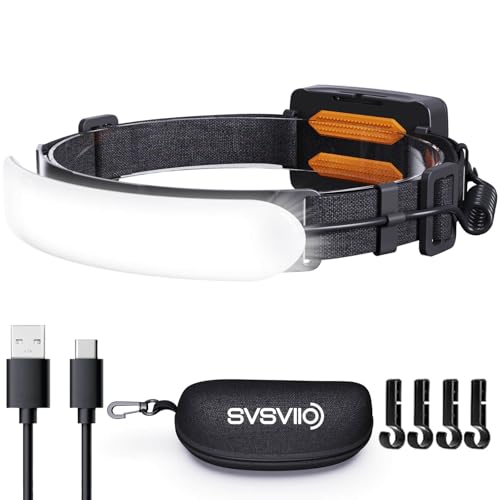 Svsviio Headlamp Rechargeable Pro+