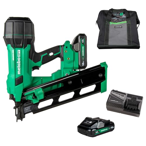 Metabo HPT 18V MultiVolt Cordless 21° Framing Nailer Kit, 3-1/2