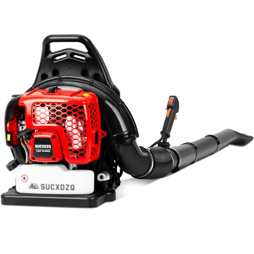 EIDOWA 63CC Gas Backpack Leaf Blower – 665 CFM, 205 MPH, Commercial-Grade Gas Blower for Landscaping, Snow Removal, and Heavy-Duty Yard Work – Lightweight, Quiet for Residential Areas (686 RPO)