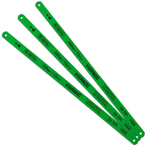 Viganoc 12" Hacksaw Replacement Blades Set
