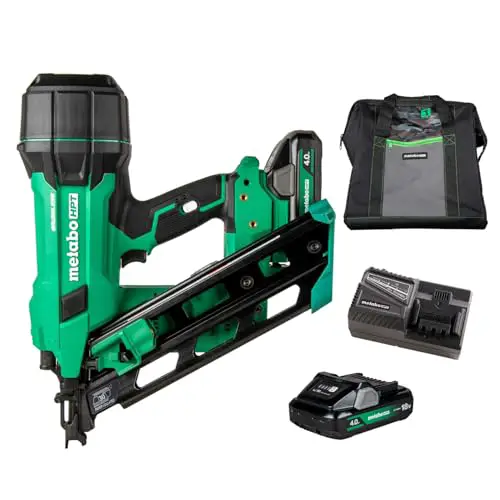 Metabo Hpt 18v Multivolt Cordless 30° Paper Tape Framing Nailer Kit