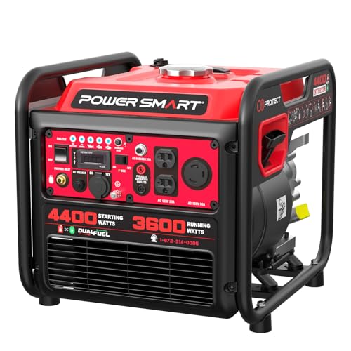 Powersmart 4400-watt Dual Fuel Portable Inverter Generator