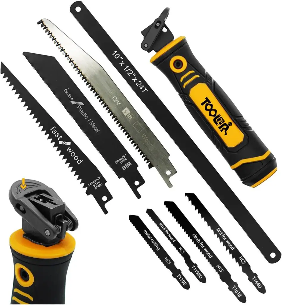 Toolan 8-in-1 Multi Blades Hand Saw