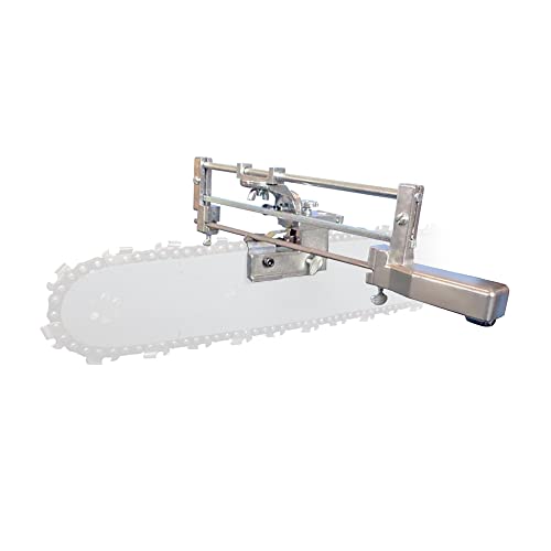 Granberg Chainsaw Sharpener, G106B - Easy File-N-Joint Bar Mounted Guide System - Premium Chain Saw Blade Teeth Grinder Sharpening Tool Set - Portable Filing Hand Attachment Kit (Files Not Included)