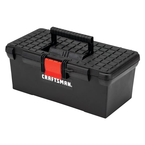 CRAFTSMAN Tool Box, Tool Storage, Lockable, Black, 16 Inch (CMST16005)