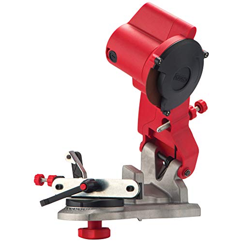 Oregon Compact 120-Volt Mini Bench Grinder, Universal Saw Chain Sharpener, for All Chainsaw Chains (310-120)