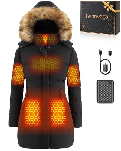 Genovega Women’s Long Heated Jacket
