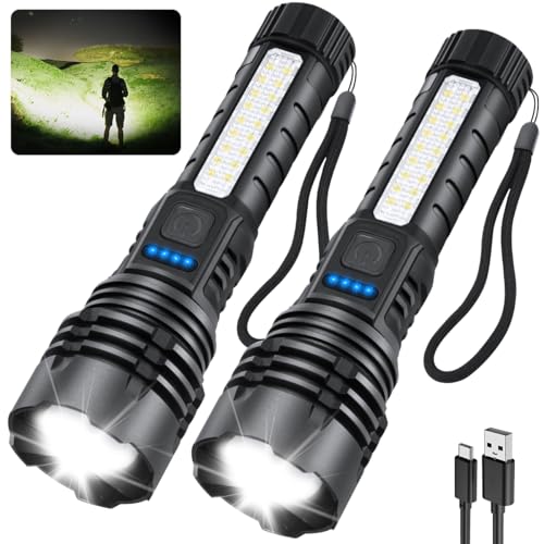 Rechargeable High-Lumen Tactical Flashlight