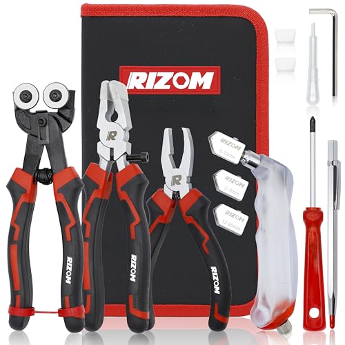 Rizom Glass Cutting Tool, Glass Cutter 2-20MM, 8