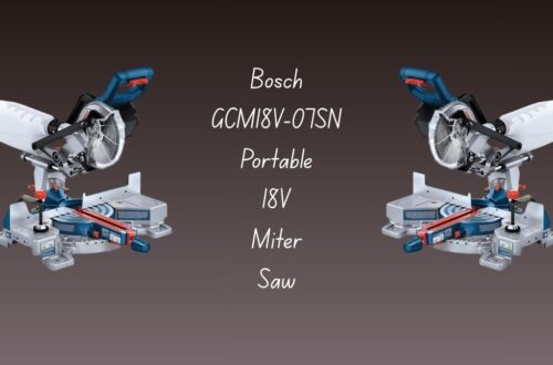 Bosch GCM18V-07SN Portable 18V Miter Saw Built for Precision Cuts Reliable